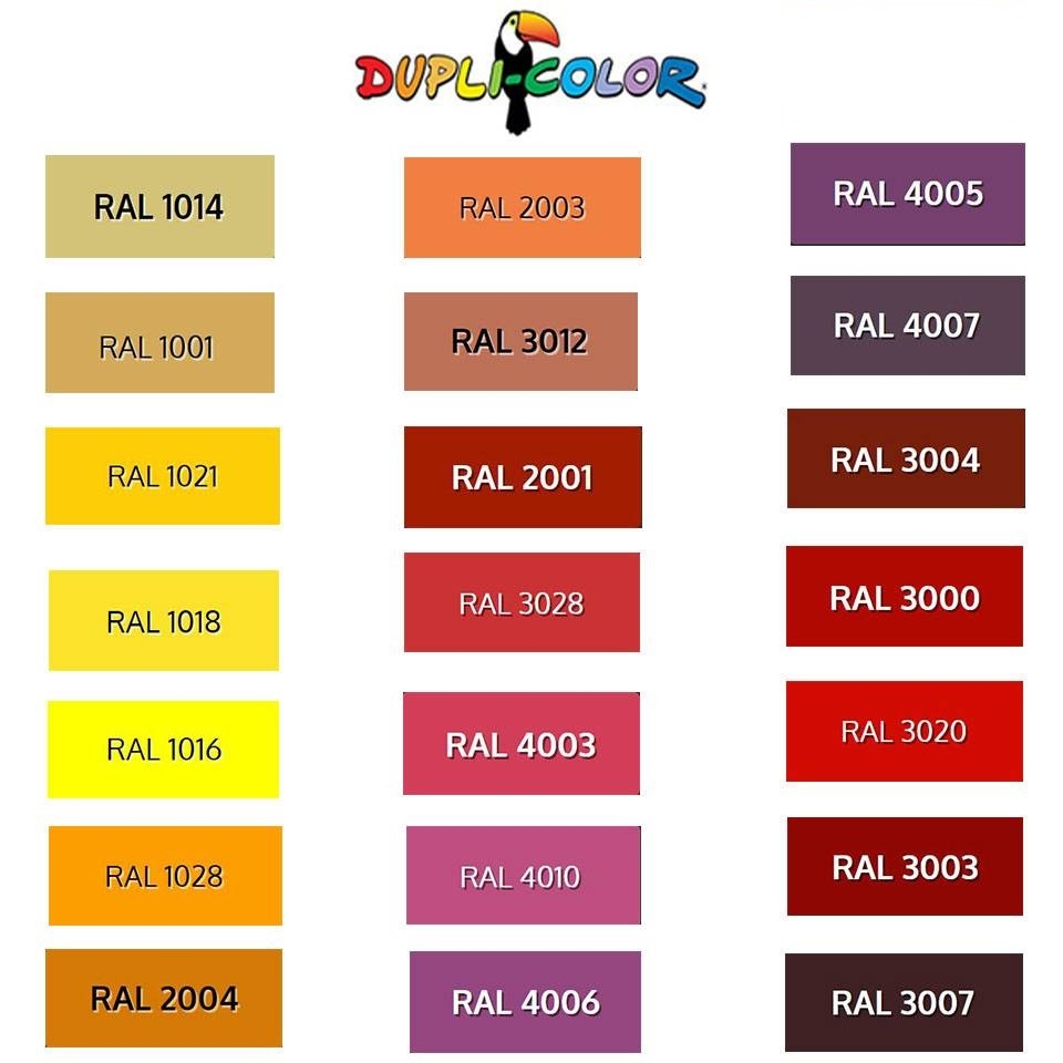 اسپری رال دوپلی کالر کاتالوگ